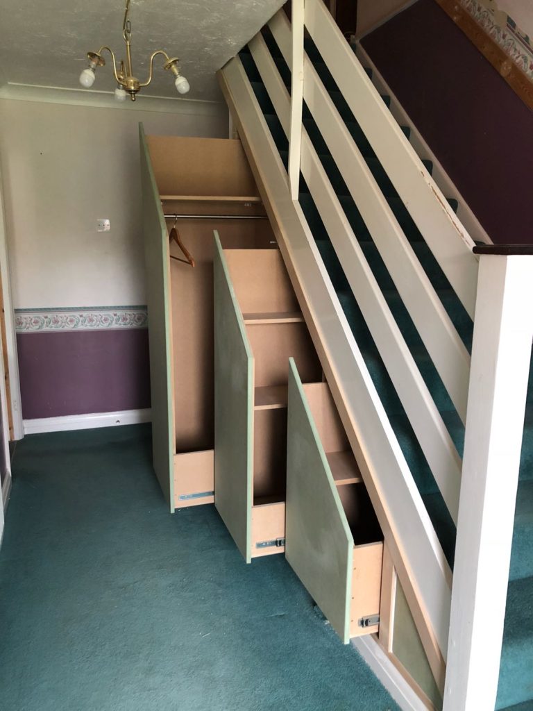 Under Stairs Pull Out Storage